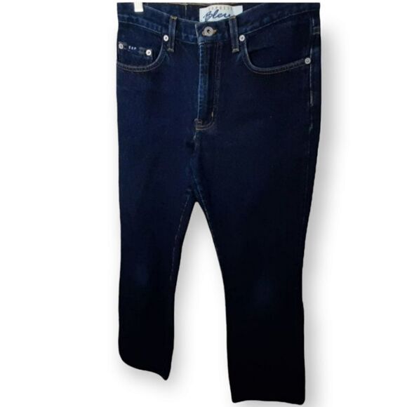 Express Bleus Vintage 90s Flare Jeans sz 3/4 Long - Picture 3 of 8